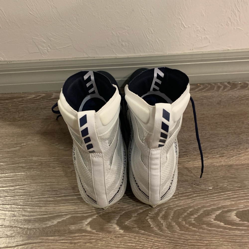 Nike Vapor Untouchable 3 Elite Navy White Football Cleats - Picture 2 of 6